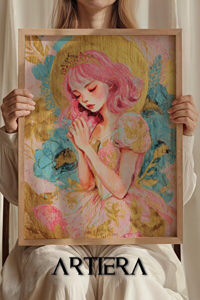 Artiera Πριγκίπισσα Όνειρο Πανσέληνος και Πριγκίπισσα με χρυσό στέμμα Πορτρέτ...