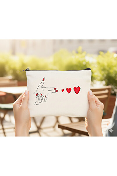 Boom town Bez Makyaj Çantası, Kalemlik, El Çantası,Bez Çanta,Cüzdan,Bakım Çan...