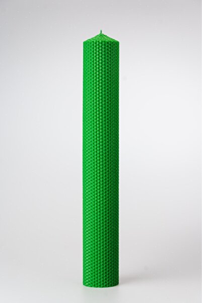 CRL Lumânare de nuntă și botez din fagure de miere, H40 cm-A6cm