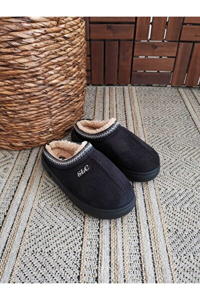 Behtah Kundura Жіночі зимові капці з товстою підошвою, хутром всередині та теплою підкладкою, для дому та вулиці, вулична мода