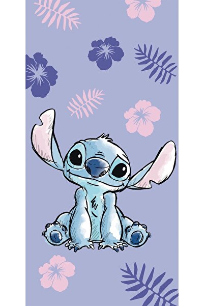 Stitch Disney Lilo și Prosop de baie mov, prosop de plajă 70*140cm