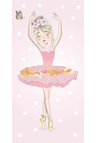 BALET MÜZİK Πετσέτα μπάνιου και παραλίας Ballet Ballerina 70x140cm