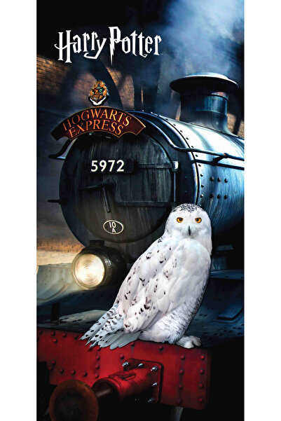 Harry Potter Πετσέτα μπάνιου Hedwig, πετσέτα θαλάσσης 70x140cm