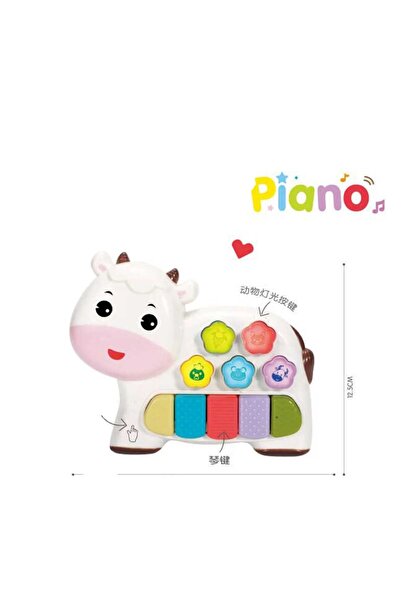 dehkah Cute Cow Shaped Children's Piano