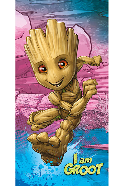Guardians of the Galaxy Πετσέτα μπάνιου I am Groot, πετσέτα θαλάσσης 70x140cm