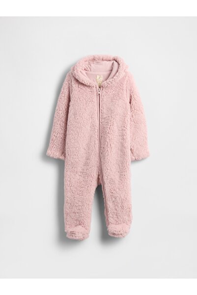 GAP Bebek Açık Pembe Teddy Sherpa Tulum