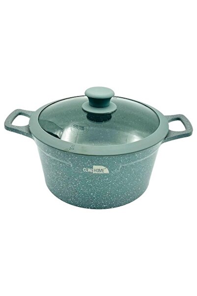 BANQUET Clini Home 28 cm granite aluminum pot, glass lid, 7 l