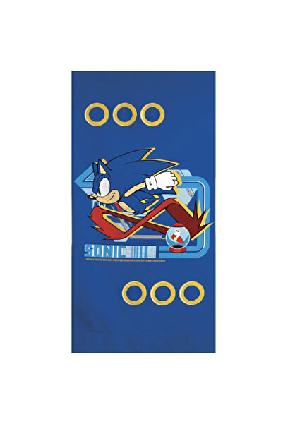 Sonic Πετσέτα μπάνιου Hedgehog, πετσέτα παραλίας 70x140cm (γρήγορο στέγνωμα)