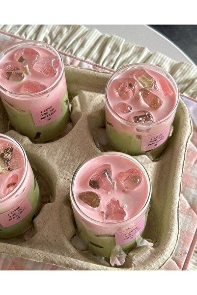 miswith Matcha Latte Mum, Candle, Dekor mum