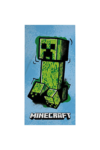 MINECRAFT bath towel, beach towel 70x140cm