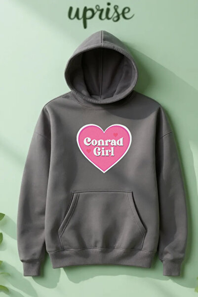 Vordevia Φούτερ Conrad Girl με τύπωμα Cotton 3 Thread O oversized