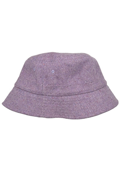 Sofist İstanbul قبعة دلو سميكة ذات ملمس ناعم للجنسين باللون الأرجواني الفاتح،...