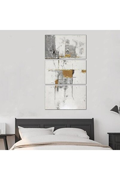 Generic لوحه جداريه مودرن فن تجريدي - ٢٤٥٠٣ - مقسمه ثلاثة قطع