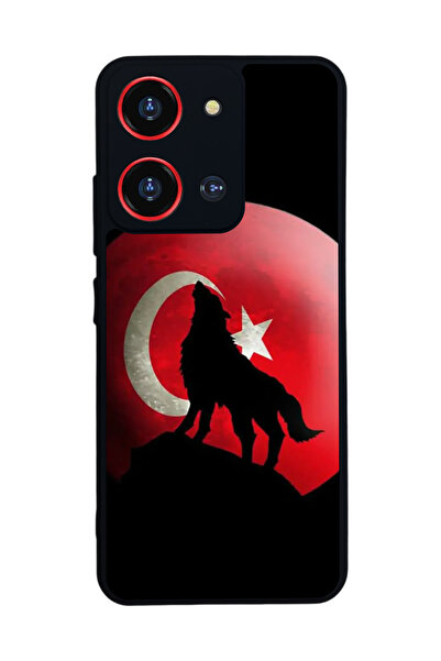 Reeder S19 Max Pro S 108 Mp Compatible Printed, Matte Black, Soft Silicone, Protective, Shock Absorbing Cover, Case