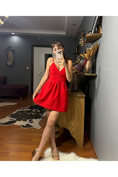 MODAGK Strappy A-Line Design Dress