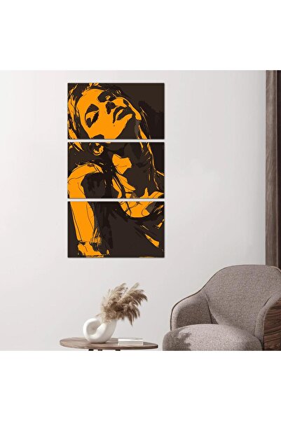 Generic لوحه جداريه رسمة إمرأه - ٢٤٥٣٨ - مقسمه ثلاثة قطع