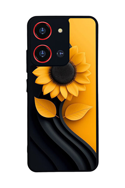 Reeder S19 Max Pro S 108 Mp Compatible Printed, Matte Black, Soft Silicone, Protective, Shock Absorbing Cover, Case