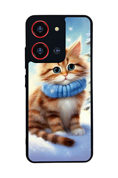 Reeder S19 Max Pro S 108 Mp Compatible Printed, Matte Black, Soft Silicone, Protective, Shock Absorbing Cover, Case