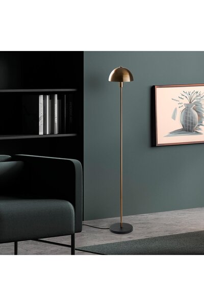 MOİRA Togg Modern Metal Sıvama Başlık Ayaklı Lambader Eskitme, Retro Köşe ve Okuma Lambası TOGG-14816