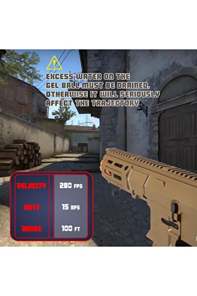 Hope EMERBU Modified Electric Splatter Gel Ball Orby Blaster PDX - Gen8.5 Gearbox with Metal Gearset - 11