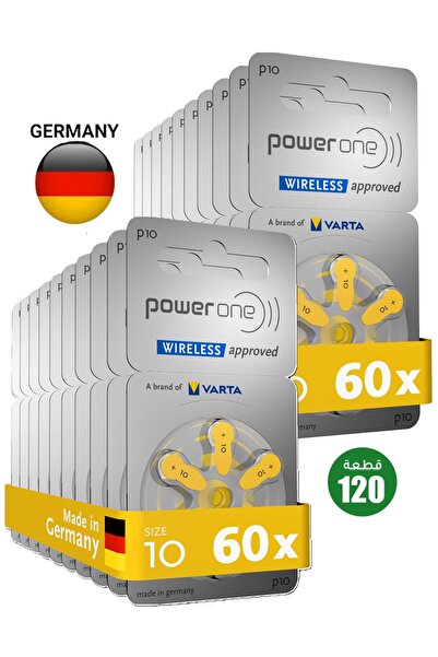 powerone 2 مجموعة بطاريات ألمانية أصلية (P10) عالية المستوى للمساعدة على السم...