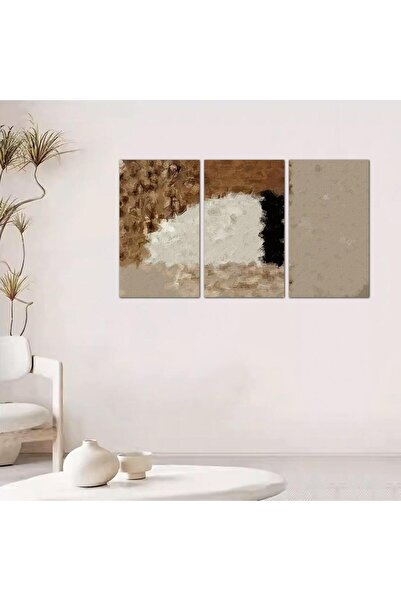 Generic لوحه جداريه مودرن فن تجريدي - 24069 - مقسمه ثلاثة قطع