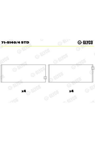 GLYCO Cuzineti Biela Citroen Jumper 2 Bus/Jumper 2 Caroserie/Jumper 2 Platou ...