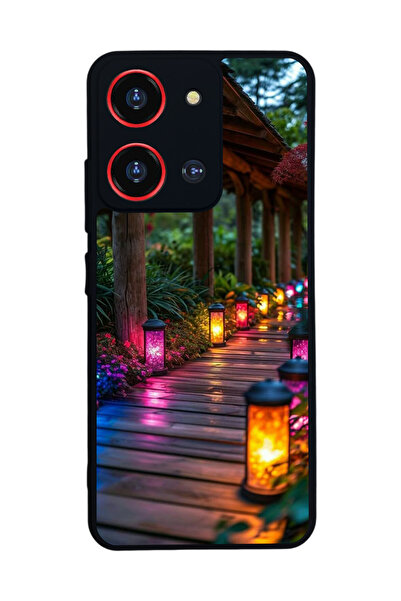 Reeder S19 Max Pro S 108 Mp Compatible Printed, Matte Black, Soft Silicone, Protective, Shock Absorbing Cover, Case