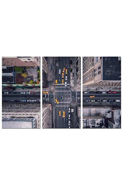 Generic لوحه جداريه - تقاطع - 1577 - مقسمه ثلاثة قطع - مقسمه ثلاثة قطع