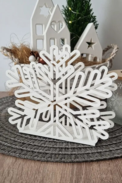 Genç 3D Yılbaşı Temalı Peçetelik – Noel Dekoratif Masa Aksesuarı