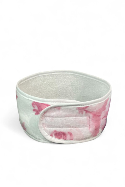 Mokita Home 2 τεμάχια αυτοκόλλητη λευκή ταινία για πετσέτες περιποίησης δέρματος για γιόγκα, κορδέλα για τα μαλλιά