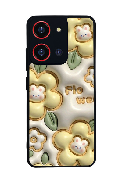 Reeder S19 Max Pro S 108 MP Uyumlu Baskılı,Mat Siyah,Yumuşak Silikon,Koruyucu...