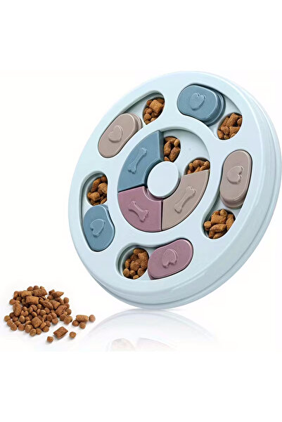 Silvanature Köpekler İçin Zeka Geliştirici Yavaş Yemek Kabı – İnteraktif Mama Bulmaca Oyuncağı