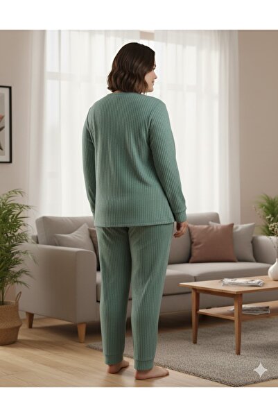 FAMES PİJAMA Women's Green Everything Pajama Set