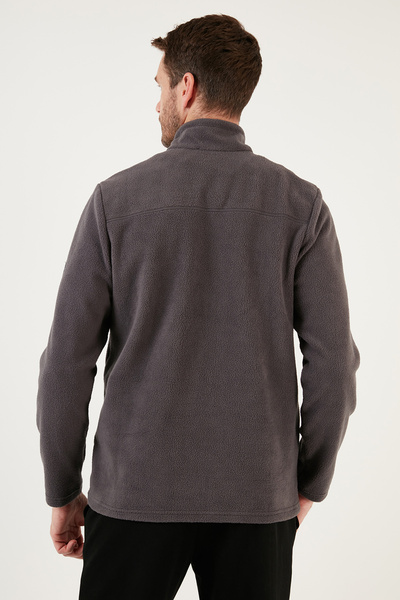 Buratti Slim Fit Half Zip Soft Textured Ribbed 2-Pack Fleece Men's Polar 59060011S2