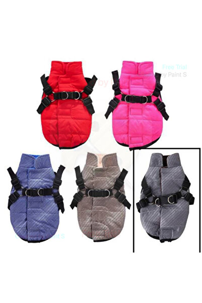 fara marca Geaca catei gri S 25 cm lungime