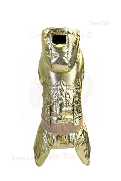 fara marca Geaca catei auriu S 21cm