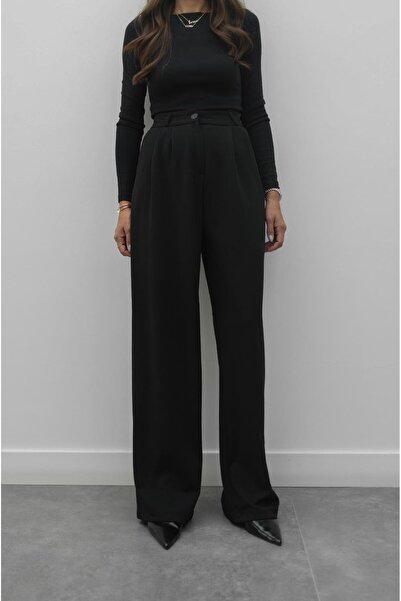 Havoş Siyah Oscar Palazzo Pantolon