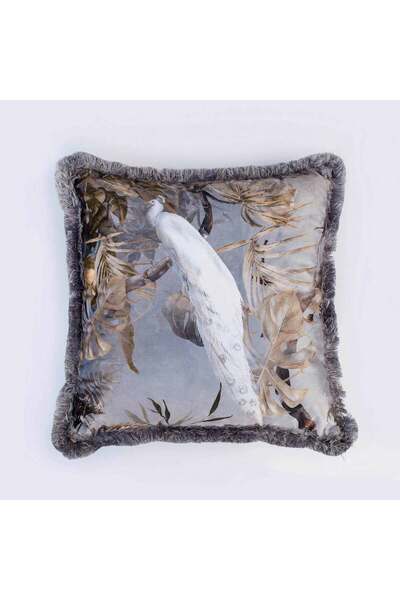 Orlenda Pufaloji Peacock Pillow - Throw Pillow Kr204
