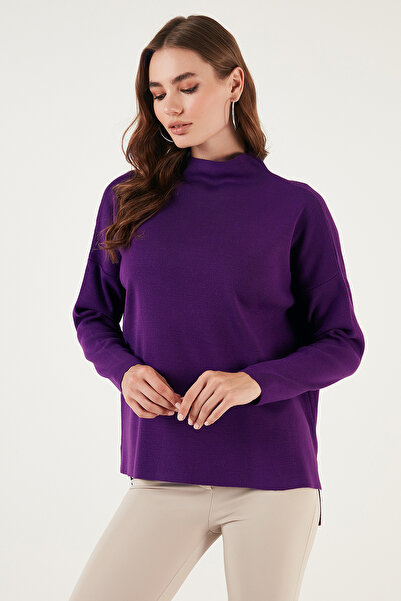 Lela Cotton Long Back Stand Collar 2-Pack Knitwear Sweater Sweater 4615002S2