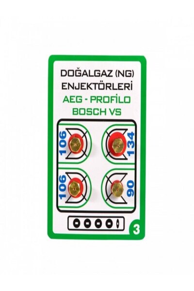 Doğuş Lpg Ocak Memesi Enjektörü 7 Mm 7 Lokma Pipo Dönüşüm Seti