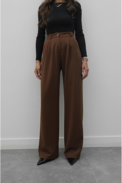 Havoş Brown Oscar Palazzo Pants