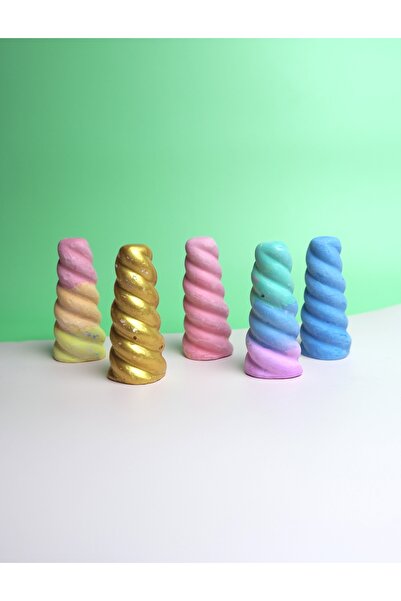 MammacomicaDough 5'li Renkli Yumuşak Unicorn Tebeşir Seti