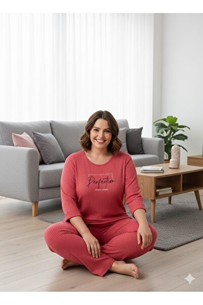 FAMES PİJAMA WOMEN'S LARGE SIZE PAJAMAS SET