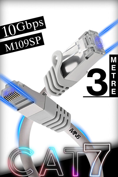 MN6 M109SP Cat7 Kablo 3 Metre/10 Gbps'e kadar-3 Metre Cat7 Ethernet Kablosu/Ö...