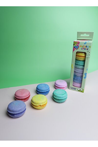 MammacomicaDough 6 lı Renkli Yumuşak Macaron Görünümlü Tebeşir Seti