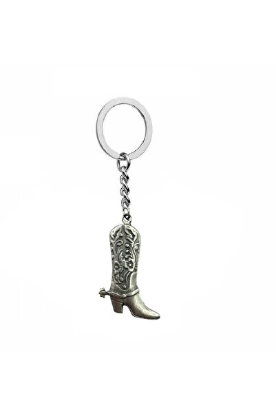 Herşey Nota Unisex Keychain with Cowboy Boot Figure – an Icon of Adventure, Freedom, and Style