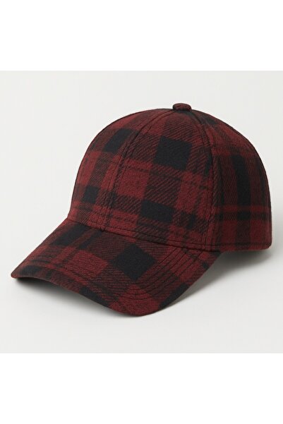 ALASEREN Wool Textured Plaid Hat