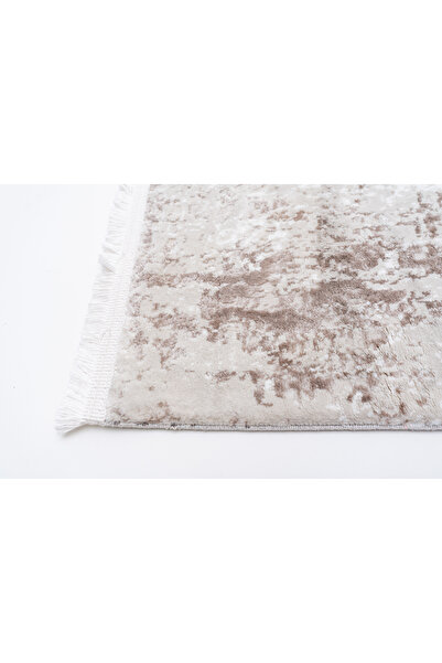SERINA HOME Carpet Modern White with Beige, Abstract Pattern, Living Room, Bedroom 150x230 cm