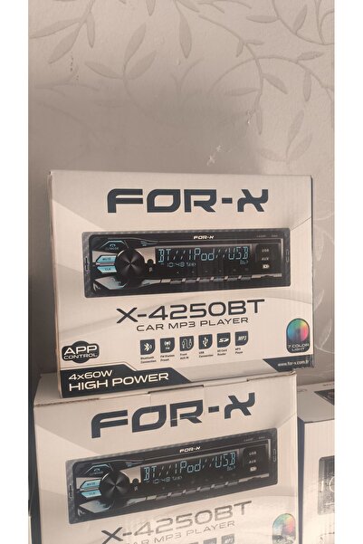 patili tasarım Forix Bluetooth Usb Oto Teyp Çift Amfi Cıkışlı